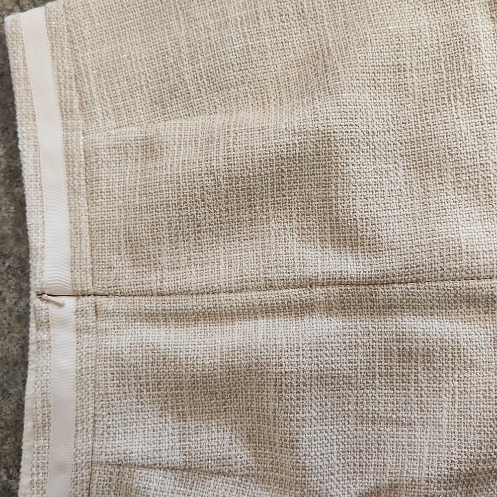 Boden Beige Textured Pencil Skirt Size 8 - Picture 4 of 5